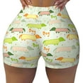 thumbnail image 2 of Uemuo Dachshund Dog Puppy Pattern Women Workout Impact Shorts Scrunch Butt Lifting Gym Shorts Seamless Booty Biker Shorts-X-Large, 2 of 8