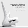 thumbnail image 2 of Mini chaise portable avec chargeur sans fil 15 W, station de charge sans fil, support de téléphone avec fonction haut-parleur musical, 2 of 4