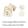thumbnail image 3 of Junepar Eid Mubarak Table Runner 70.9x13.0in Ramadan Moon Star Table Decor for Indoor Outdoor, 3 of 4