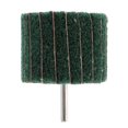 thumbnail image 1 of 6mm Vástago 25mm-50mm Interleaf Rueda de Lijar Fibra Cabezal de Esmerilado Cabezal de Limpieza Pulido Muela de Pulido para Metal - 60 × 50 × 6 mm con grano 60 × 50 × 6 mm con grano verde Baoblaze Rueda de pulido de fibra de nylon, 1 of 8