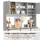 thumbnail image 3 of Zocalo Armario de Cocina 5 Niveles con Puertas y Cajones | Gran Capacidad,  Gris, 3 of 8