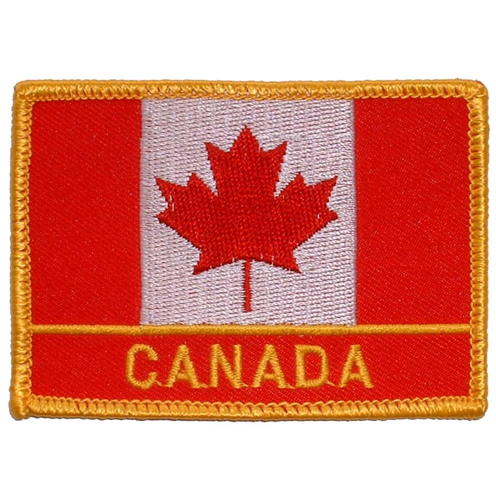 Canada Flag Patch 2 1/2" x 3 1/2"