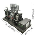 thumbnail image 2 of EQCOTWEA Electric Jewelry Rolling Mill Machine Metal Jewelry Making Tablet Wire Flake Press Double Heads Table Type, 2 of 6
