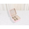 thumbnail image 6 of Unique Bargains Mini PU Leather Organizer Jewelry Box Storage Pink Letter J, 6 of 7