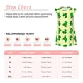 thumbnail image 3 of Vsdgher Chemises de Nuit pour Filles de la Saint-Patrick Manches Courtes à Volants Robe de Nuit Pyjama pour Fête Pyjama-TTG, 3 of 6