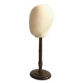 thumbnail image 3 of Cabeza de bloque de lona con soporte para hacer peluca Cabeza de maniquí Cubierta de lona resistente Negro alto Yuyangstore cabeza de maniquí con soporte, 3 of 8