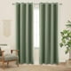 thumbnail image 1 of Cortinas, color verde salvia, estilo Boho con temática de bosque, para oscurecer la habitación, aislamiento térmico, para recámara, sala de estar, 1 of 4