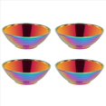 thumbnail image 1 of 4X Tazón de Comida de Fideos Redondos Vajilla Anti-Escaldado de Doble Capa para Salsa de Olla Caliente Sopa Arroz Tazón de Ramen Grande Tazón de Acero Inoxidable Rainbow No.0, 1 of 3