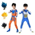 thumbnail image 2 of [GR] Dragon Ball Cosplay Disfraz Son Goku Bejita Niños Abrigo Chamarra Top Ropa De Halloween Fiesta Show Uniforme De Navidad, 2 of 4