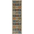 thumbnail image 2 of Well Woven Noble Blue Southwestern Medallion Mat Rug 2x4 (2' x 3'11"), 2 of 7
