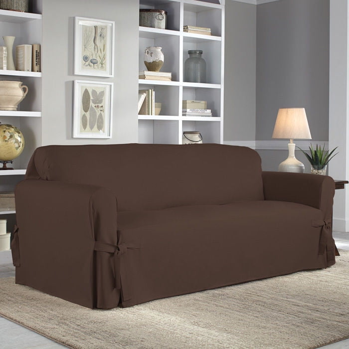Serta Relaxed Fit Cotton Duck Slipcover for Sofa