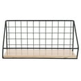 thumbnail image 4 of unbranded  Wall-mounted Basket Storage Rack Organizing Decorative Book Shelf Office Black, 4 of 8