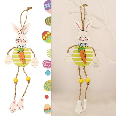 

Small Hanging Chandelier Crystals Big Ornaments for outside Tree That Glow up Mistletoe for Doorway Easter Party Craft Pendant Creative Cute Bunny Doll Pendant Holiday Theme Decoration Pendant