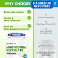 thumbnail image 5 of Magnesium Glycinate 400mg per Capsule – High Absorption – Gentle on Stomach – Supports Sleep, Relaxation, Muscle & Immune Health – Non-GMO, Vegan, 240 Capsules, 5 of 6