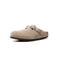 thumbnail image 4 of Birkenstock Women's Boston Soft Footbed Suede Leather Clog, 40, Grey, 4 of 8