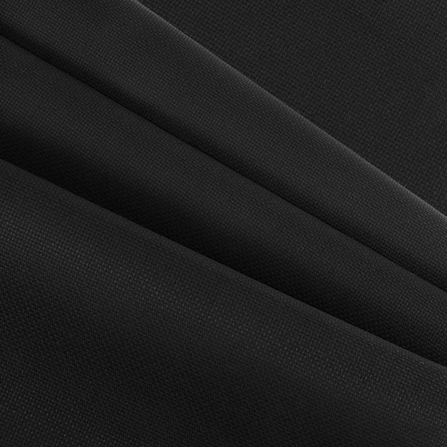 Tela Aida para punto de cruz, color negro, 18 unidades, 100 x 150 cm