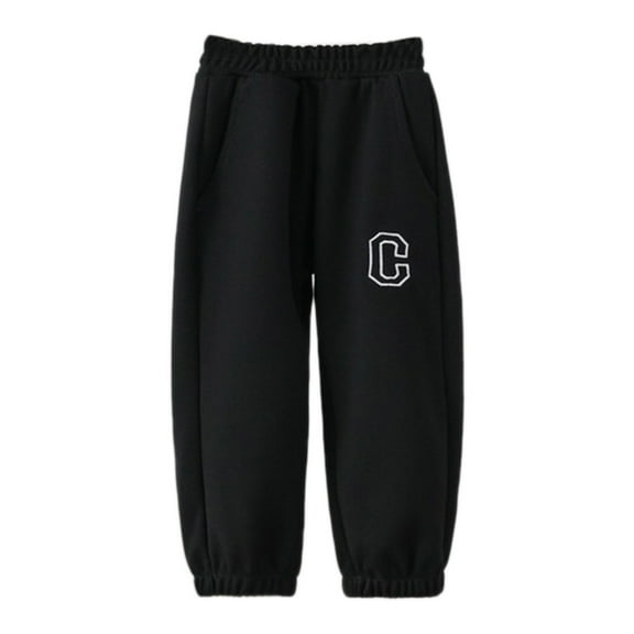 Boys Casual Jogger Pants with Drawstring Comfortable Pull On Sweatpants for Kids Durable Everyday Wear