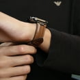 thumbnail image 2 of TECH CIRCLE for Apple Watch 42mm 44mm 45mm 49mm Leather Band Men Women, Vintage Genuine Wristband Replacement Strap for iWatch Ultra2 Ultra SE2 SE Series 9 8 7 6 5 4 3 2 1,Brown, 2 of 6