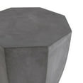 thumbnail image 4 of Babaloo Concrete Stone Octagonal End Table in Gray, 4 of 4