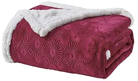 Louvre Sherpa Überwurf Decke Fleece kuschelig warm Überwurf für Stuhl, Sofa 50"x60" - Bild 4 von 8