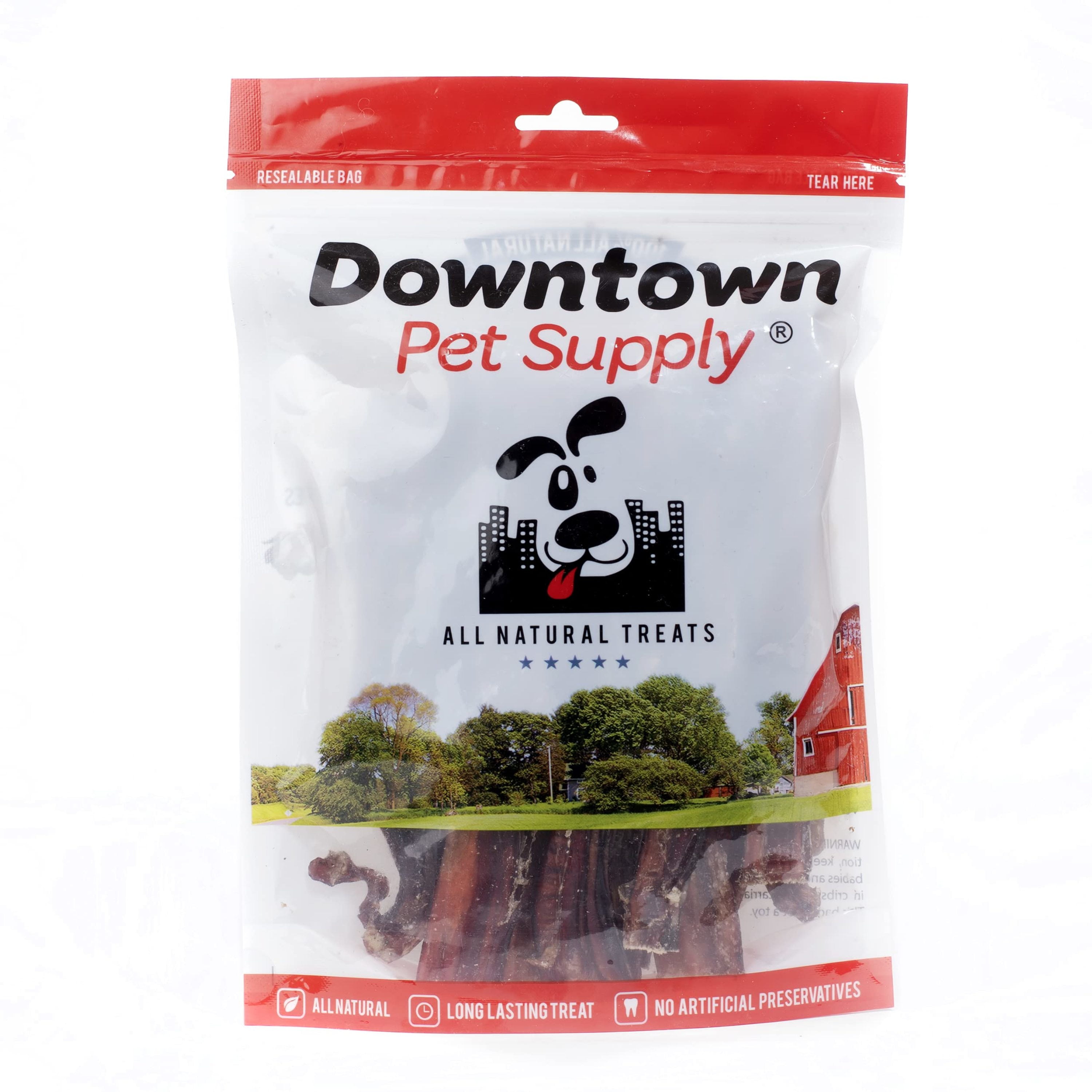 Downtown Pet Supply Bully Sticks For Dogs Rawhide Free Dog Chews 4-5", 0.5 lbs