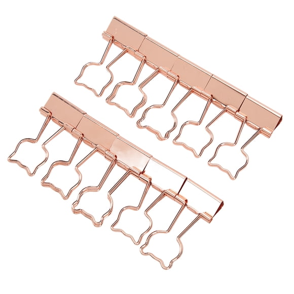 Clips de papel BuyWeek pequeños 20 piezas de clips de carpeta Valor inmejorable