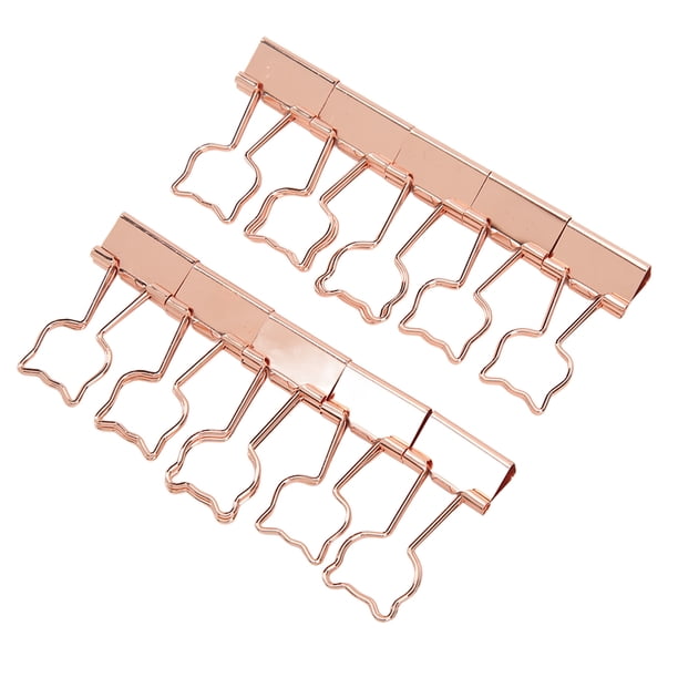 Clips de papel BuyWeek pequeños 20 piezas de clips de carpeta Valor inmejorable