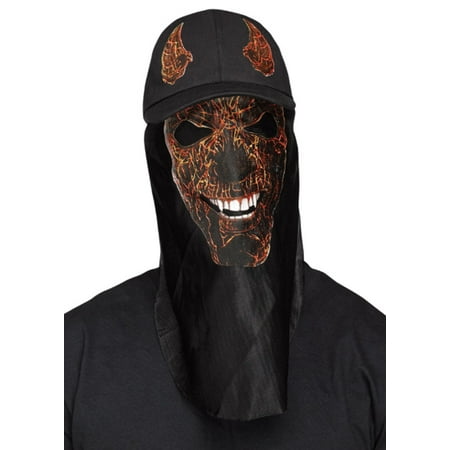 Fire Ghoul Creature Cap Scream 4 Halloween Movie Series Costume Accessory Adult