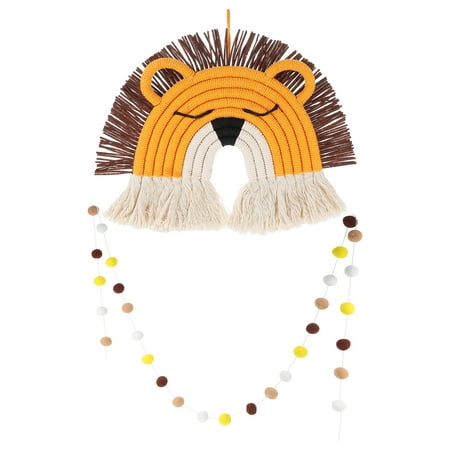 

1 Set Home Wall Woven Ornament Office Pendant Cotton Decor Hairball String