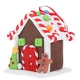 thumbnail image 1 of 1PC Xmas Polymer Clay House Pendant Christmas Shop Window Layout House Prop, 1 of 7