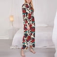 thumbnail image 3 of Sikiie Chicken Women's Long-Sleeve Shirt and Full-Length Bottom Pajama Set (s-xxl)-Small, 3 of 7