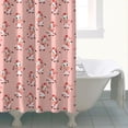 thumbnail image 4 of Pink Cow Heart Pattern Shower Curtain 72"x84" ,Bathroom Decorative Shower Curtains Set with 12 Hooks,Modern Waterproof Washable Shower Curtain, 4 of 6