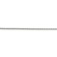 thumbnail image 2 of White Sterling Silver chain Spiga (Wheat) Diamond-cut 24 in 1.5 mm, 2 of 5