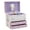 Purple, variant on Jewelry Box - Jewelry Box for Girls with Ballerina and Music Box - Dual Drawers and Spacious Storage - Swan Lake Tune - White and Purple Keepsake Box - 6 x 6.75 x 5.25 Inches