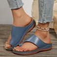 thumbnail image 2 of Mostsola Orthopedic Sandals for Women 2025 Flip Flops Comfortable Soft Sole Slip on Walking Shoes, 2 of 9