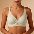 thumbnail image 6 of Purcolt Deep V Wireless Bra for Women Seamless Soft Support Full Coverage No Underwire Everyday Bra, 6 of 9