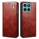thumbnail image 1 of For Motorola Edge 60 Fusion 5G Case Crazy Horse Texture Waxy Leather Wallet Stand Phone Cover - Gree, 1 of 5