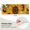 thumbnail image 5 of Beige Calligraphy Sunflower Pattern Kitchen Rug Mat,Kitchen Runner Rugs Non Skid Washable,Decorative Kitchen Floor Mats for Kitchen,Sink,Laundry,17"X47", 5 of 5