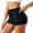 Black, variant on Womens Swim Shorts Casual High withed Pockets High Waist Lightweight Bermuda Shorts for Women,Black,L