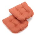 thumbnail image 1 of Blazing Needles Microsuede U-Shaped Indoor Chair Cushion - Set of 2, 1 of 2