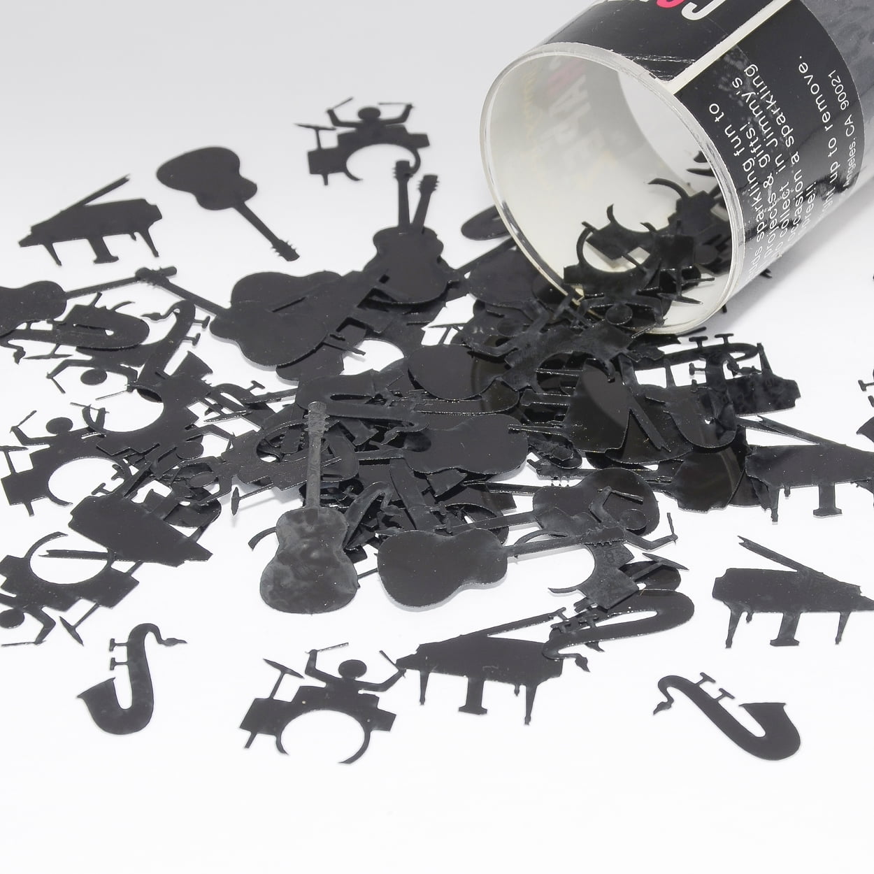 Silver Number 21 Confetti - Jimmy Jems Metallic Birthday Party Decorations