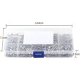 thumbnail image 5 of Boîte de 480 Pcs Boulons Vis Allen Tête Écrous Douille Hexagonale Assortiment Acier Inoxydable 304, 5 of 5