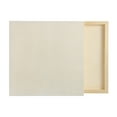 thumbnail image 1 of Uxcell 2Pcs Tableros de Lienzo de Madera, Lienzos de Arte de Madera de 12x12 Pulgadas, Panel de Madera Sin Terminar para Pintura, Manualidades, Proyectos de DIY, Arte de Vertido, 1 of 6