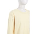 thumbnail image 5 of Raenseen Kids Boys Girls Athletic Performance Shirts Long Sleeve Quick Dry-Fit Crew Neck Sweatshirts Beige 120, 5 of 9