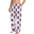 thumbnail image 2 of Xecao Cute Number 8 Men's Straight Lounge Pajama Pants: The Ultimate in Comfortable Sleepwear, 2 of 9