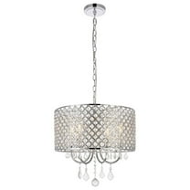 Elise 17 inch pendant in chrome