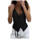 thumbnail image 1 of Chaleco informal de verano para mujer 2025, estilo británico, sin mangas, cuello en V liso, corte holgado, perfecto con leggings o vaqueros, tallas S-XL, para la oficina o fiestas, 1 of 5