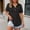 Black, variant on Women's Knit Shirt Top Women S T Shirts Space T Short Athletic Wear Women T Shirt Women Solid Tee Casual Fit Top Casual Workout Tops Women Big Shirt Solid Color Tops for Women Short Sleeve Long