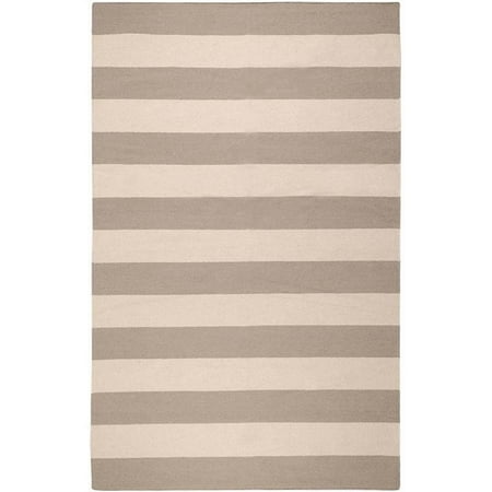 Surya Frontier 5' x 8' Hand Woven Wool Rug in Gray