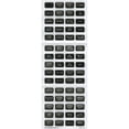 thumbnail image 2 of Blue Sea 8214 Black Small Format Label Kit - 60 Labels, 2 of 2